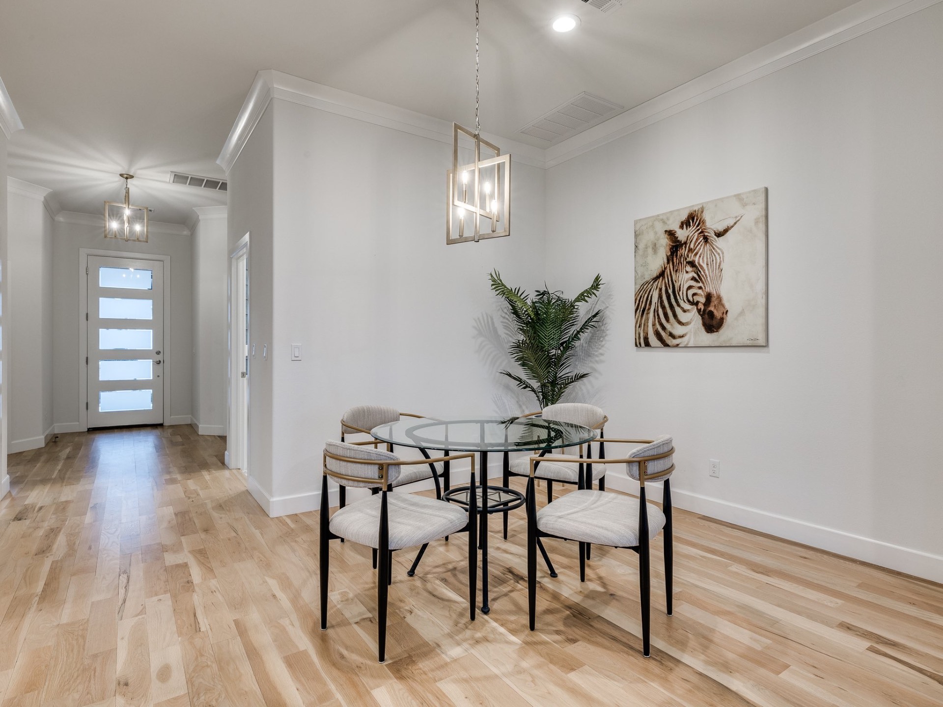 Dining nook with natural light